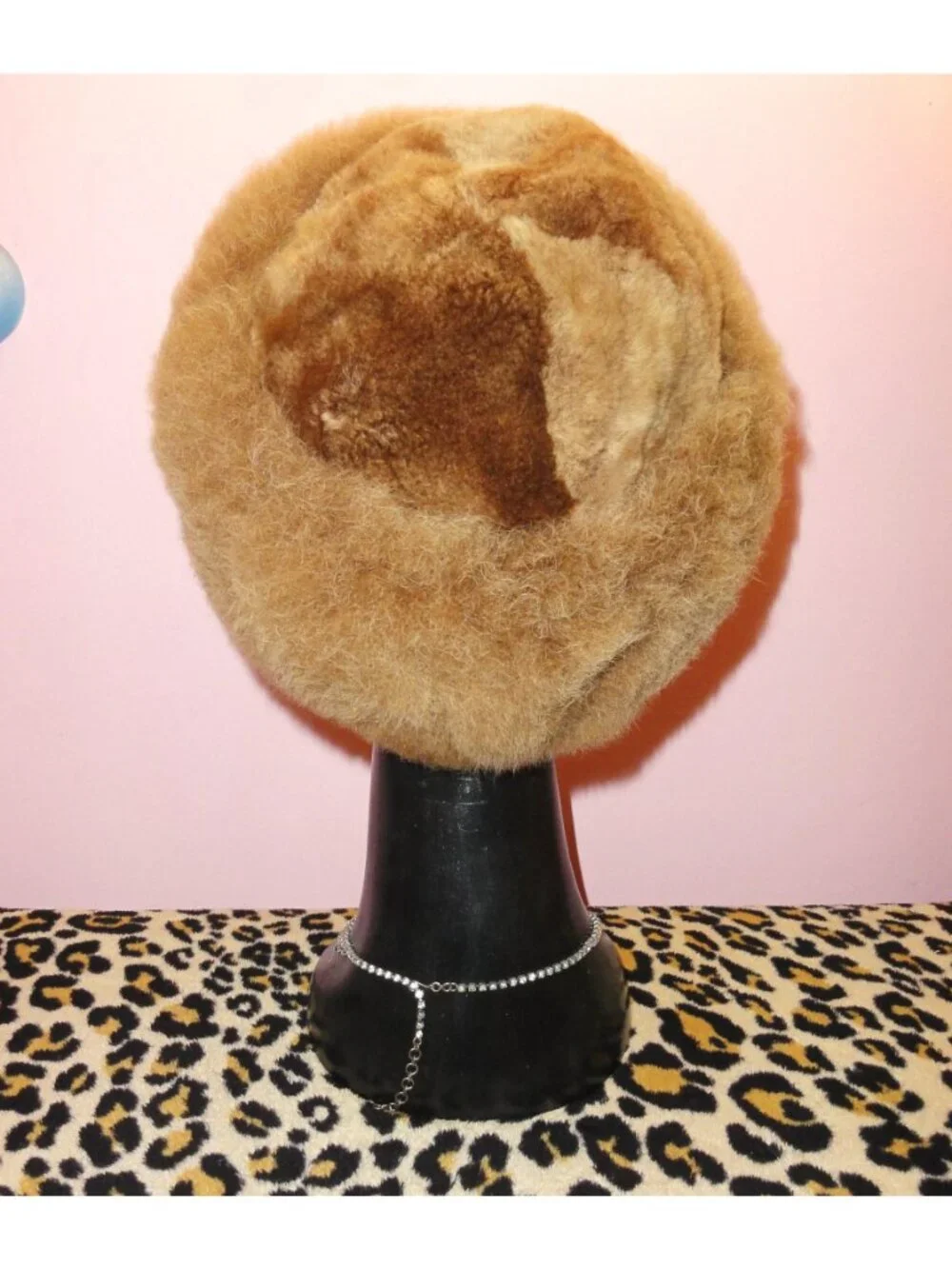 Vintage Peruvian Brown Real Alpaca Fur Cossack Hat winter - Picture 6 of 9